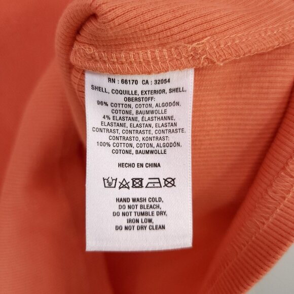 Anthropologie Ribbed Top Size Medium Ruffle Short Cap Sleeve Round Neck Blouse - Picture 7 of 12